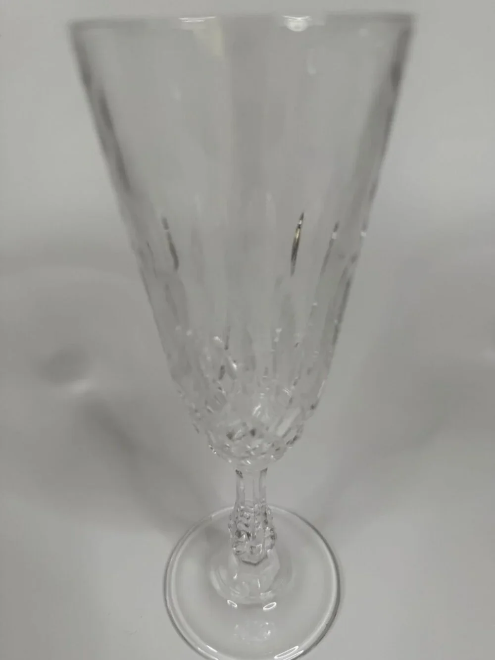 Vintage Royal Crystal Rock Linea Medici Crystal Champagne Glass, 7.25